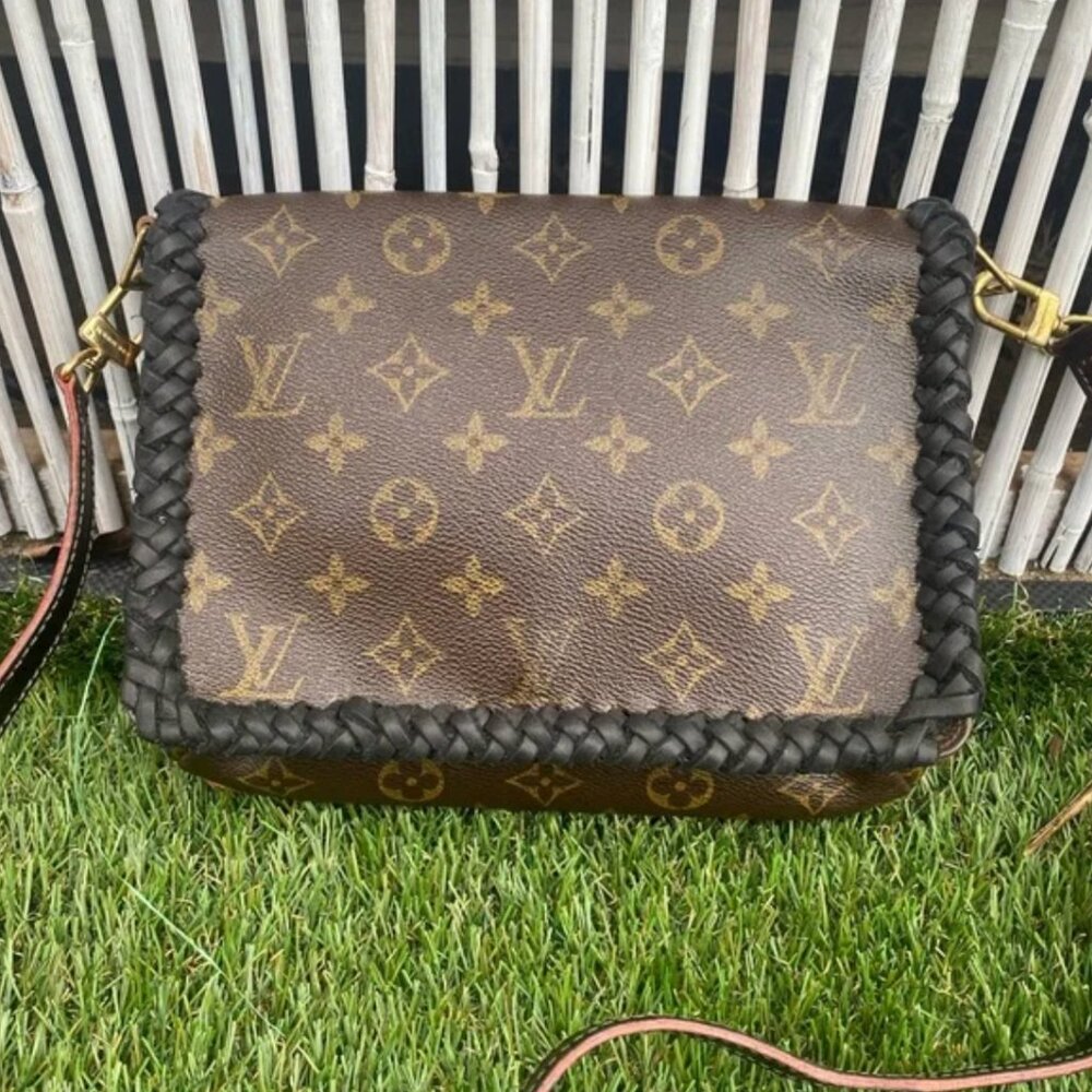 Authentic Louis Vuitton Tango Monogram custom braided Crossbody bag - Picture 5 of 14